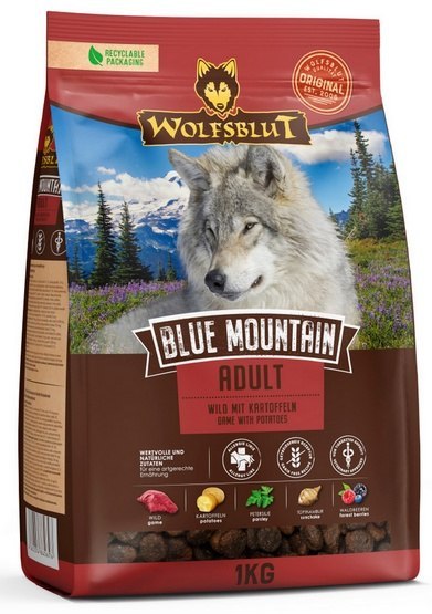 Wolfsblut Wolfsblut Dog Blue Mountain Adult - dziczyzna i ziemniaki 1kg
