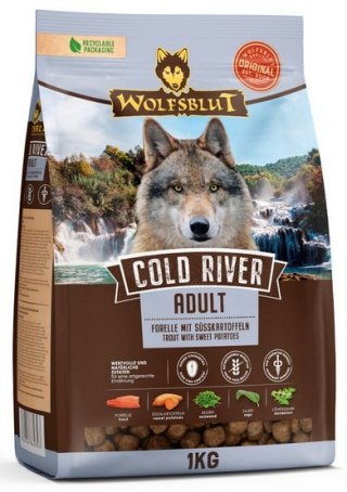 Wolfsblut Wolfsblut Dog Cold River Adult - pstrąg i bataty 1kg