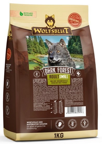 Wolfsblut Wolfsblut Dog Dark Forest Small - dziczyzna i bataty 1kg