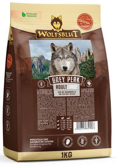 Wolfsblut Wolfsblut Dog Grey Peak Adult Large - koza i bataty 1kg