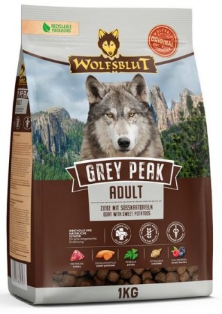 Wolfsblut Wolfsblut Dog Grey Peak Adult - koza i bataty 1kg