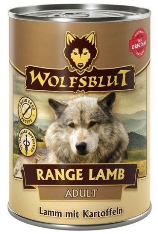 Wolfsblut Wolfsblut Dog Range Lamb Adult - jagnięcina i ziemniaki puszka 395g