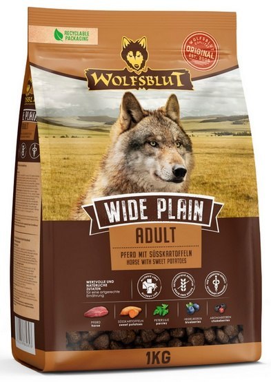 Wolfsblut Wolfsblut Dog Wide Plain Adult - konina i bataty 1kg