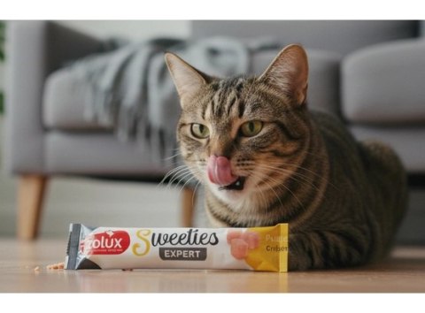 Zolux Zolux Sweeties Kremowy przysmak dla kota - kurczak 14g
