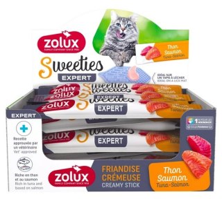 Zolux Zolux Sweeties Kremowy przysmak dla kota - tuńczyk i łosoś 14g