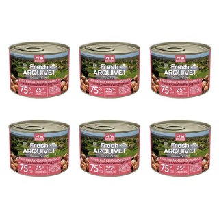 Arquivet Fresh MINI klopsiki z szynką iberyjską, słodkimi ziemniakami i brokułami 6x200g Arquivet Fresh