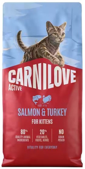 Carnilove Carnilove Cat Active Salmon & Turkey Kittens - łosoś i indyk 400g