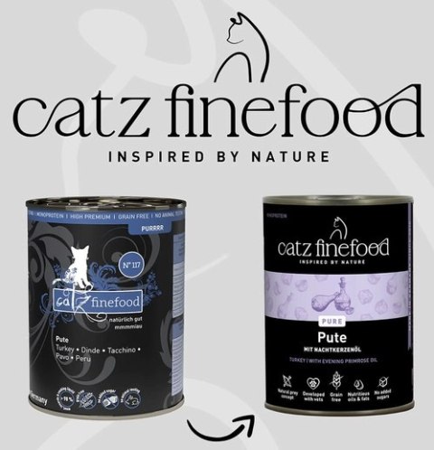 Catz Finefood Catz Finefood Purrrr N.117 Indyk puszka 400g