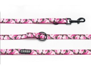Chaba CHABA Smycz regulowana Story IV M/L Peony