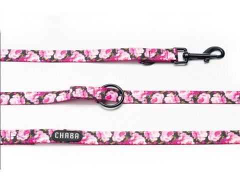 Chaba CHABA Smycz regulowana Story IV M/L Peony