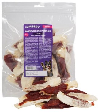 Chrup&Go Chrup&Go Przysmak dla psa Uszy królika nadziewane 500g