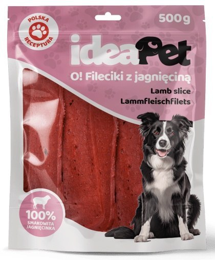 IdeaPet IdeaPet Fileciki z jagnięciną 500g