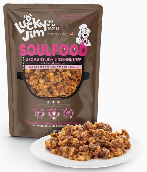 Lucky Jim Lucky Jim SoulFood Gulasz z soczewicą i wołowiną 300g