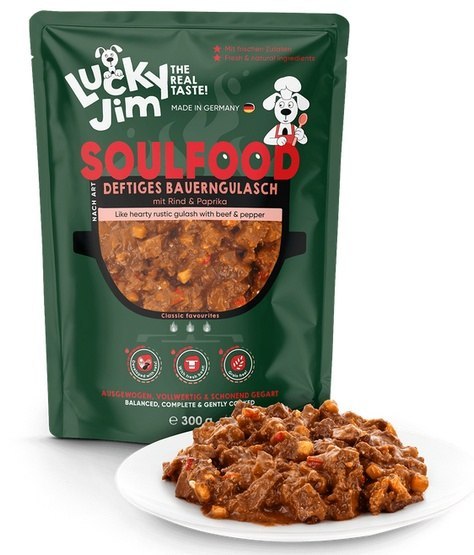 Lucky Jim Lucky Jim SoulFood Gulasz z wołowiną i papryką 300g