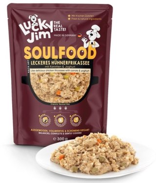 Lucky Jim Lucky Jim SoulFood Potrawka z kurczakiem, marchewką i jogurtem 300g