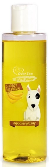 Over Zoo Over Zoo Frutti Power Szampon o zapachu bananowym - hipoalergiczny dla psa 200ml