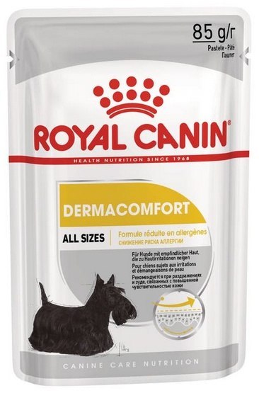 Royal Canin Size Royal Canin Dermacomfort Loaf karma mokra - pasztet, dla psów dorosłych wszystkich ras saszetka 85g