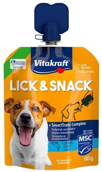 Vitakraft Vitakraft Dog Lick & Snack Traning Łosoś 60g