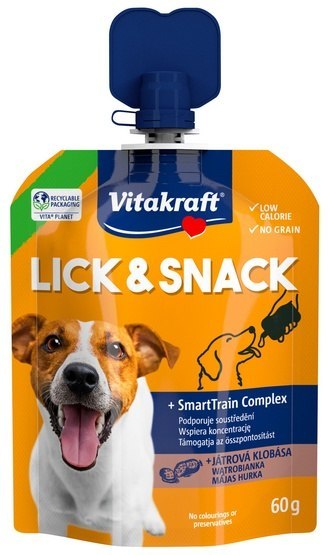 Vitakraft Vitakraft Dog Lick & Snack Traning Wątróbka 60g
