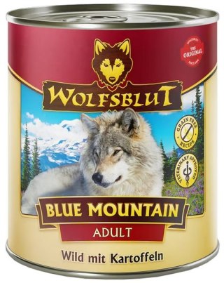 Wolfsblut Wolfsblut Dog Blue Mountain Adult - dziczyzna i ziemniaki puszka 800g