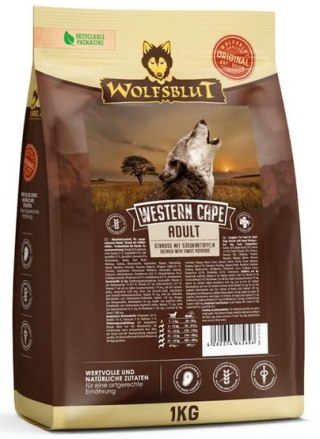 Wolfsblut Wolfsblut Dog Western Cape Adult - struś i bataty 1kg