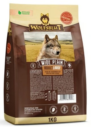 Wolfsblut Wolfsblut Dog Wide Plain Adult Large - konina i bataty 1kg