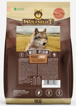 Wolfsblut Wolfsblut Dog Wide Plain Adult Large - konina i bataty 1kg