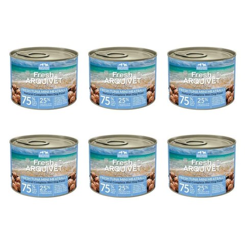 [Zestaw] Arquivet Fresh MINI klopsiki z tuńczykiem, dynią i szpinakiem 6x200g Arquivet Fresh