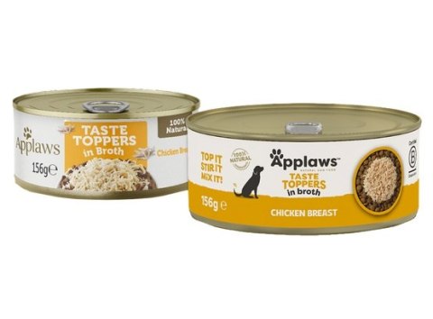 Applaws Applaws Dog Taste Toppers puszka z kurczakiem 156g