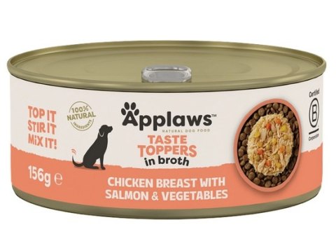 Applaws Applaws Dog Taste Toppers puszka z kurczakiem, łososiem i warzywami 156g