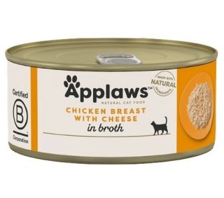 Applaws Applaws puszka dla kota Kurczak i Ser 156g