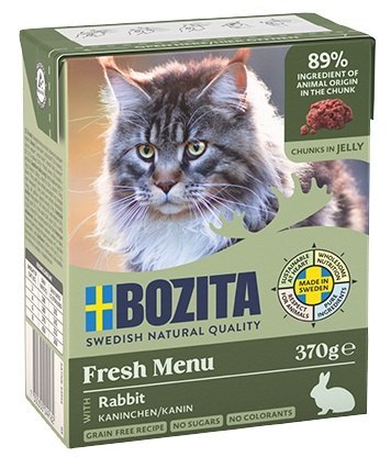 Bozita Bozita z Królikiem kawałki w galaretce kartonik 370g