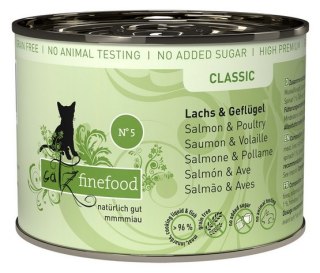 Catz Finefood Catz Finefood Classic N.05 Łosoś i drób puszka 200g