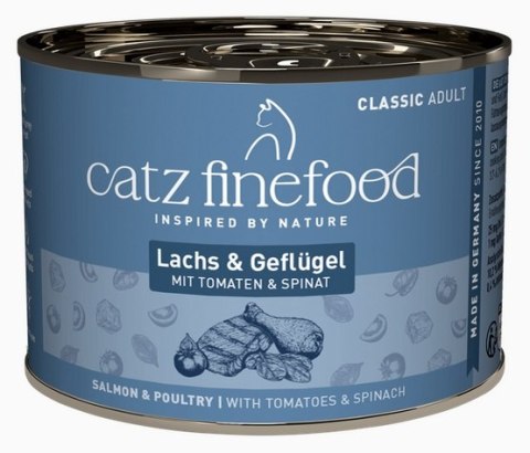 Catz Finefood Catz Finefood Classic N.05 Łosoś i drób puszka 200g