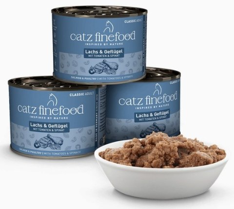 Catz Finefood Catz Finefood Classic N.05 Łosoś i drób puszka 200g