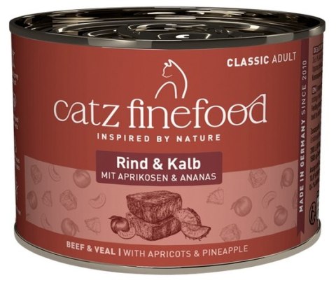 Catz Finefood Catz Finefood Classic Wołowina i cielęcina (N.07) puszka 200g