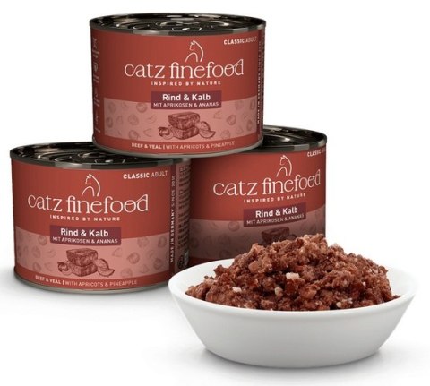 Catz Finefood Catz Finefood Classic Wołowina i cielęcina (N.07) puszka 200g