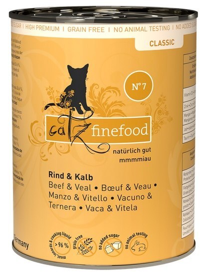 Catz Finefood Catz Finefood Classic Wołowina i cielęcina (N.07) puszka 400g