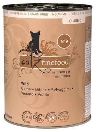 Catz Finefood Catz Finefood Classic Dziczyzna (N.09) puszka 400g