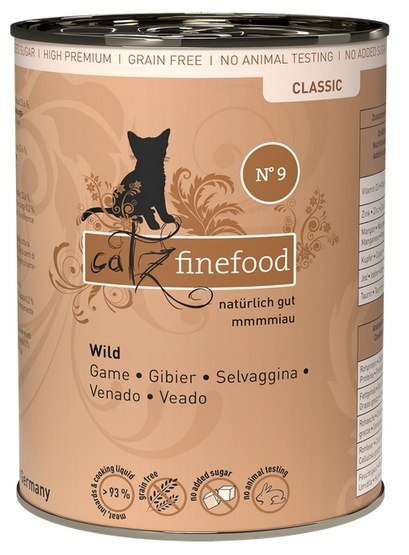 Catz Finefood Catz Finefood Classic Dziczyzna (N.09) puszka 400g