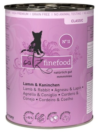 Catz Finefood Catz Finefood Classic Jagnięcina i Królik (N.11) puszka 400g
