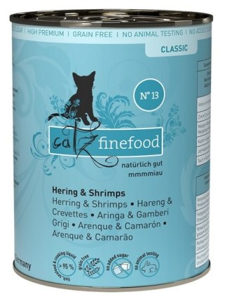 Catz Finefood Catz Finefood Classic Śledź i Krewetki (N.13) puszka 400g