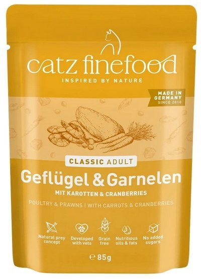 Catz Finefood Catz Finefood Classic N.17 Drób i Krewetki saszetka 85g