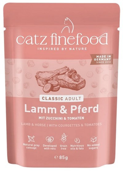 Catz Finefood Catz Finefood Classic N.19 Jagnięcina i Konina saszetka 85g