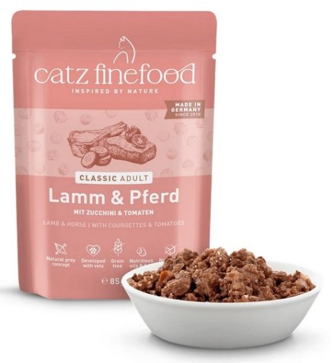 Catz Finefood Catz Finefood Classic N.19 Jagnięcina i Konina saszetka 85g