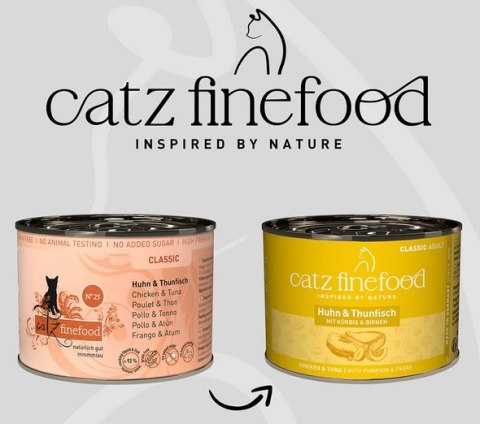 Catz Finefood Catz Finefood Classic N.25 Kurczak i Tuńczyk puszka 200g