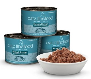 Catz Finefood Catz Finefood Classic Śledź i Krewetki (N.13) puszka 200g