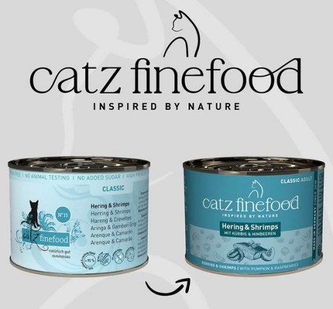 Catz Finefood Catz Finefood Classic Śledź i Krewetki (N.13) puszka 200g
