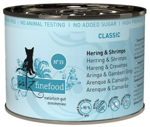 Catz Finefood Catz Finefood Classic Śledź i Krewetki (N.13) puszka 200g