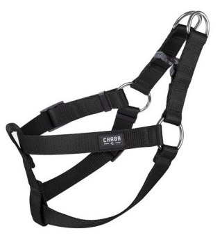 Chaba CHABA Szelki taśma regulowane nr 1 - obwód 40cm czarne